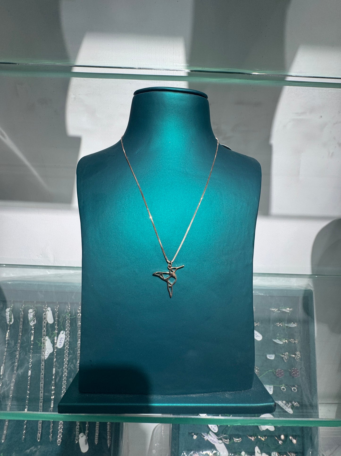 Hummingbird Pendant Chain -925 Sterling Silver
