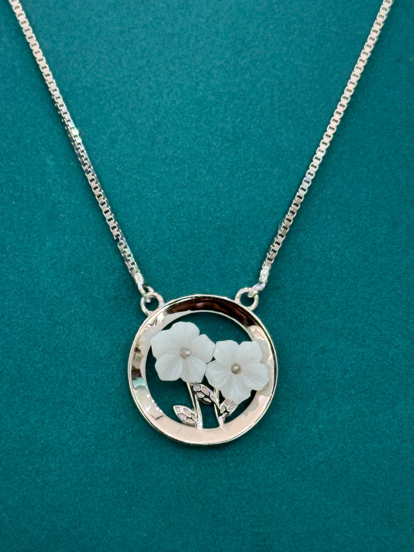 Floral Circle Necklace