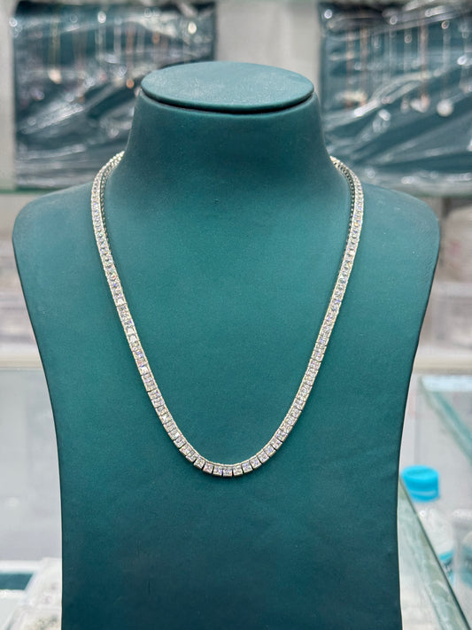 Tennis Necklace - 925 Sterling Silver