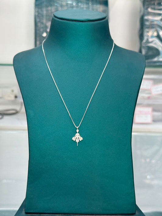 Ballerina Pendant Chain - 925 Sterling Silver